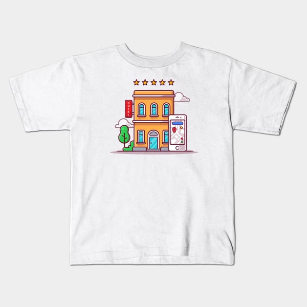 Booking Hotel Online Kids T-Shirt by Catalyst Labs